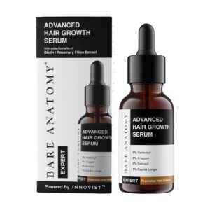 Advanced Hair Growth Serum 30ml bottle and box front view