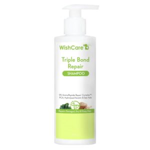 WishCare Triple Bond Repair Shampoo Bottle – 250ml UK Edition