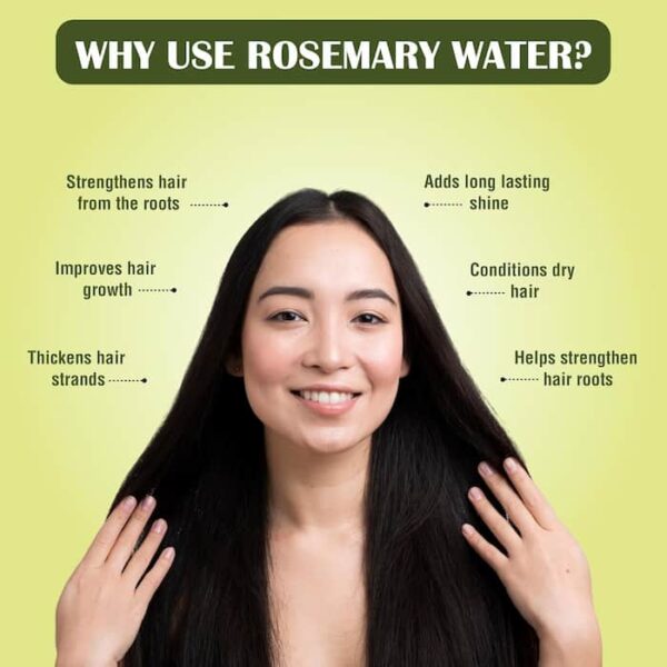 Rosemary Water Hair Spray 200 ml | For Hair Regrowth & Hair Fall Control