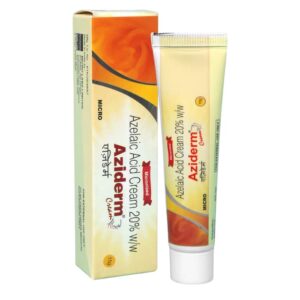 Aziderm 20% Cream for acne dark spots