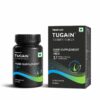 Tugain Hair Supplement for Men, providing 17 vitamins, minerals, and nutrients for hair growth and strength, in a 30-tablet bottle